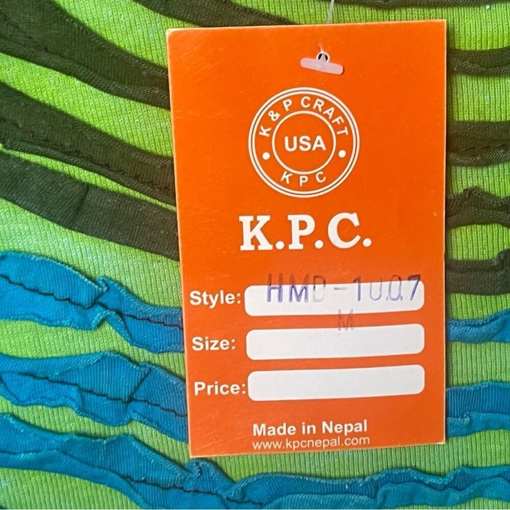 KPC 100% Cotton Embroidered 90's Y2K Patchwork Dress, Boho Hippie Free Spirit M - Picture 6 of 7